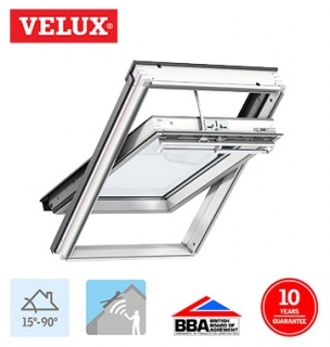Velux Integra Electric White Painted Finish SK06 114cm x 118cm