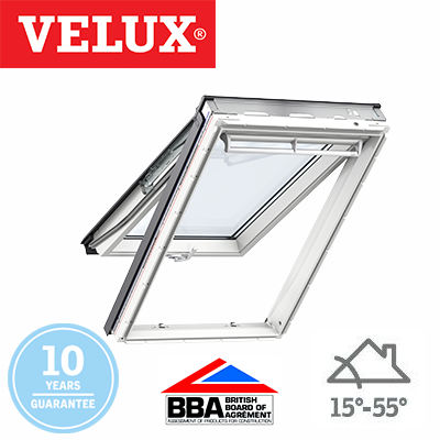 Velux Top Hung - White Painted GPL 2066 FK06 - 66x118cm