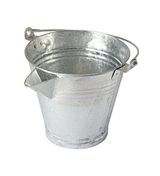 Galvanised V Lip Bucket