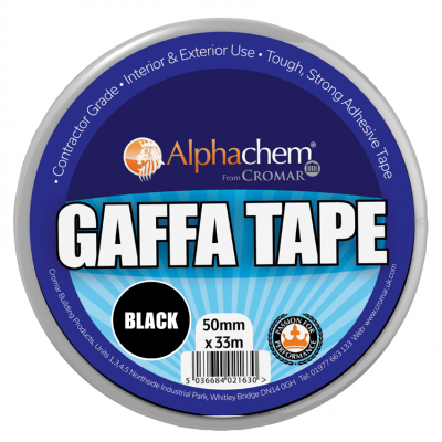 Gaffa Tape Black 50mm x 33m