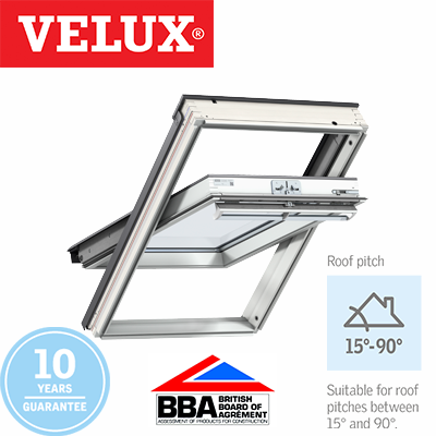 Velux Centre Pivot - White Painted GGL 2070 FK06 - 66x118cm