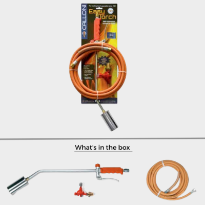 Easy Torch Kit with 5m hose & anti kink hose spring and Regulator