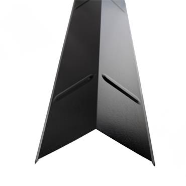 Aluminium Ridge Capping 135mm Black | RoofNStop Ireland