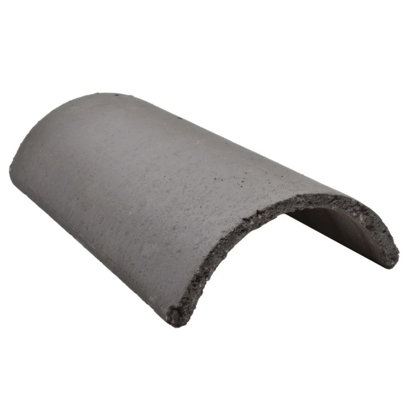 Half Ridge Sandtoft Half Round Ridge - 457mm Dark Grey Smooth Faced