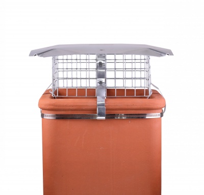 Solid Fuel and Gas Birdguard Cowl (Square)