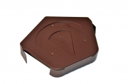 Ubbink - Dry Verge Universal Angled Cap Brown