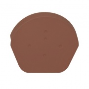 Easy Verge U Half Round Ridge Cap Brown