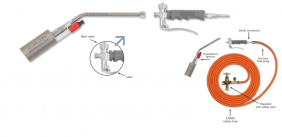 Roofstar 2 Titanium Kit - Self Igniting with Interchangeable stem, 10m hose & Regulator