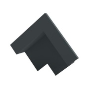 Slate Dry Verge Apex unit 25mm black