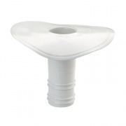 Flat roof outlet PVC 100mmx250mm