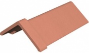Capped Angle Red Ridge Tile