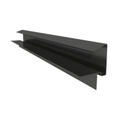 Tile Dry Verge uPVC 60mm x 3m Trim Black