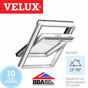 Velux Centre Pivot - White Polyurethane GGU 0066 CK02 - 55x78cm